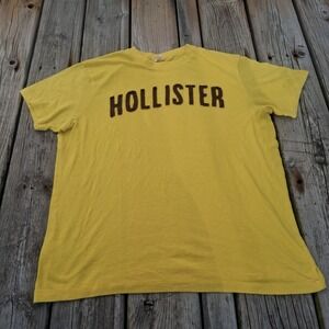 Vintage 80s Mens Hollister Surf T-shirt Single Stitch Sz XL Appliqué‎ Y2K Rare